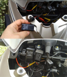 12V 22A mootorratta relee 99994-0556 Kawasaki jaoks punane