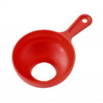 Silikoonist kokkupandav, laia suuga lehter, vedela t&auml;idise jaoturi vidin