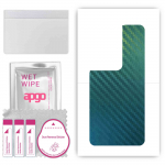 apgo Protective Skin Sticker for the back compatible with Oppo Reno8 Pro, Wrap Film, Foil, Vinyl - Pattern Carbon Chameleon CAKA1