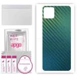 apgo Protective Skin Sticker for the back compatible with Honor Play 20a, Wrap Film, Foil, Vinyl - Pattern Carbon Chameleon CAKA1