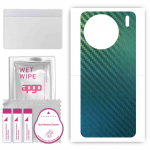 apgo Protective Skin Sticker for the back compatible with Vivo X90, Wrap Film, Foil, Vinyl - Pattern Carbon Chameleon CAKA1