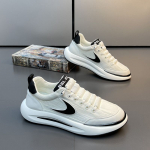 Suvised meeste kingad Hingavad l&otilde;uendkingad Meeste tossud Sobivad v&auml;ikeste valgete kingadega Platvormkingad meestele 39