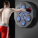 Music boxing machine, training machine, wall-mounted, fitness mat