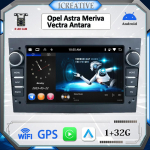 Autoraadio Android Opel jaoks para Astra Meriva Vectra Antara Zafira Corsa 2 DIN Multimeedia GPS 1+32GB must
