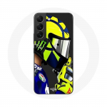 Coque pour Samsung Galaxy S22 Valentino Rossi Pilote de vitesse champion du monde Motogp