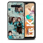 Telefoni&uuml;mbris LG K41s K61 G6 K40 K51 G8 K50s K40s G7 K52 K31 K62 K71 Q51 Q60 Q61 Black Shell Cover Anime Demon Slayer jaoks LG K40