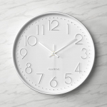 Elutoa seinakell Vaikne seinakell Minimalistlik seinakell Seinale riputatav elutuba Majapidamine Kolmem&otilde;&otilde;tmeline digitaalne 10 inch roheline