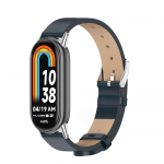 Moodne nahast kellarihm Xiaomi Mi Band 8 k&auml;ev&otilde;ru asendusk&auml;epaelale Miband 8 NFC Correa Smart Mi Band 8 randmerihmale valge