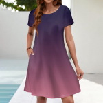 Suvekleidid naistele Lilleline p&auml;ikesekleit l&uuml;hikeste varrukatega, taskutega, vabaaja s&auml;rkkleit L must