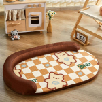 Kennel Neli Aastaaega Universaalne Eemaldatav ja Pestav Diivanvoodi Suvine Jahutav Matt Keskmistele ja Suurtele Koertele Magamiseks Kassipesa Tarvikud L- 79 x51cm