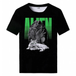 Suvine uus tulnuka kunst 3D prindiga T-s&auml;rk Meestele Riietus Igap&auml;evane vabaaja T-s&auml;rk Horror Alien Movie Graafiline Harajuku Topid T-s&auml;rgid XXL