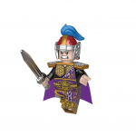 Kolme kuningriiki Sulg Zhao Yun Viie tiigri kindral Ratsahobune Punane j&auml;nes Ehitusklotsid Lastem&auml;nguasjad