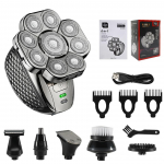 Meeste hoolduskomplekt 9 l&otilde;ikuriga ujuva peaga elektrilised pardlid, multifunktsionaalsed pardlid, USB-taaslaetavad m&auml;rg-/kuivad 6-&uuml;hes kiilaspeaga pardlid