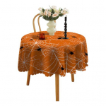 Halloweeni laudlina Spider Web Pumpkin Witch Print Lillede serv &Uuml;mmargune Lihtne Hooldus Lauakaitse Banketid Peokaunistus Laudlina D