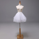 22/35/45 cm alusseelik alusseelik L&uuml;hike kondita seelik tugi pulmakleidi traksid Lolita alusseelik Ballet Rockabilly Crinoline 1tk 22cm valge