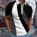 Vabaaja rev&auml;&auml;riga T-s&auml;rk Noorte meeste moodne lukuga T-s&auml;rk L&uuml;hikeste varrukatega T-s&auml;rk Meeste 3D kolmev&auml;rviline ebaregulaarne ruudukujuline tr&uuml;kiga T-s&auml;rk XS valge