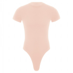 Meeste &uuml;hes t&uuml;kis stringid Body, l&uuml;hikeste varrukatega n&ouml;&ouml;biga jalgevahe s&auml;rk Trikood Snappies Rompers Jumpsuit L roosa