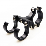 Elektriline t&otilde;ukeratas kahekordsed metallist konksud Lihtne jalgrattariiul toru Hoiu riidepuu Pandla konksud Konksud Ebikes kaasaskantav kiivrihoidik #467793