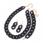Akr&uuml;&uuml;list turske ketiga kaelakee naistele Bohemain Chains Choker k&otilde;rvar&otilde;ngad k&auml;ev&otilde;ru ehete komplekt
