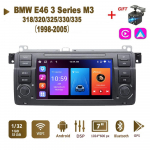 Android AutoRadio BMW 3. seeria E46 M3 318/320/325/330/335 1998-2005 Carplay auto multimeedia GPS 2din Autoradio 2+64GB jaoks 2+32GB must