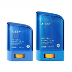 AHC NATURAL PERFECTION DOUBLE SHIELD SUN STICK, SPF 50+ PA++++, Kbeauty, Korean cosmetics, sample Blue 14 g