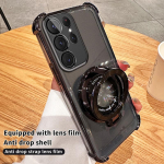 P&otilde;rutuskindel turvapadja magnet&uuml;mbris Samsung S24 S23 S22 S21 Ultra Plus S23FE A15 A55 A52 A14 A34 A54 iPhone 15 14 13 12 11 Pro Max 15 14 Plus jaoks iPhone 7/8/SE 2020 must