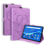 Lenovo Tab M10 Plus TB-X606F TB-X606X Love Butterfly mustriga horisontaalse &uuml;mberp&ouml;&ouml;ratava hoidikuga nahk&uuml;mbrise jaoks For Lenovo Tab M10 Plus TB-X606F TB-X606X lilla