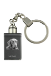Labrador Retriever - Crystal key ring with dog photo, illuminated key ring, unique gift by Art-Dog brand