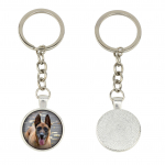 Malinois Belgian Shepherd Dog - keychain in a box, own photo, keychain pendant from Art-Dog brand