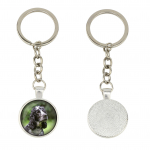 American Cocker Spaniel, Merry Cocker - keychain in a box, own photo, keychain pendant from Art-Dog brand