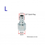 Auto vahuotsik metallist adapter vahugeneraatori k&otilde;rgsurve vahuti pesuri adapter Nilfisk Karcher Huter Elitech Lavor Kranzle jaoks