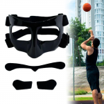 Korvpallimask n&auml;okaitse katkise nina jalgpalli jaoks Black Black Sticker