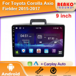 Multimeediam&auml;ngija Toyota Corolla Axio Fielder 2015 2016 2017 jaoks Peaseade GPS Android Auto Auto Navigatsioon DVD Carplay 2din 4 core 1GB+32GB carplay