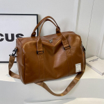 Kaasaskantav reisikott Meeste tippklassi Sense Suure mahutavusega sportlik fitness-kott Naiste nahast reisiriiete kott pruun