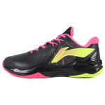 Li Ning Thunder Kangas S&uuml;nteetiline Nahk L&ouml;&ouml;gisummutus Libisemiskindel Kulumiskindel Hingav Madala L&otilde;ikega Sulgpallijalatsid Meeste Jalatsid Must AYAR037-2 41