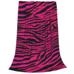 Gootiline roosa sebra triipudega pleed sametine suvine konditsioneer multifunktsionaalne pehme viskeplee diivanile autole pl&uuml;&uuml;sist &otilde;huke tepitud 30x40inch
