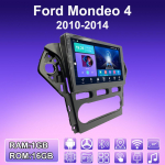 2 DIN Android Carplay autoraadio Ford Mondeo 4 2010-2014 multimeediumipleieri peakomplekti stereo GPS-navigatsioon BT WIFI 2+32GB 1+16GB