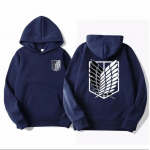 Attack on Titan Meeste kapuuts Anime Hoodies Mehed Naiste T&auml;navar&otilde;ivad Pullover Harajuku Shingeki no Kyojin Hoodies Pusad R&otilde;ivad L