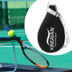 Tennisereketite kott Crossbody aerukate sulgpallireketi rinnakorv must