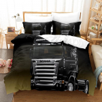 3D veoauto voodipesukomplekt Meeste ja poiste sulet&auml;idisega tekikatted padjap&uuml;&uuml;rid 2/3 osa &Uuml;heinimese kaheinimese voodi tekikatte komplekt Teismeliste kingitus Baby 100x135cm