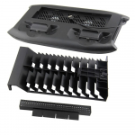 USB-laadija laadimisdoki elektrijaam jahutusventilaator jahuti vertikaalne alus kettasalvestus Xbox One X konsooli jaoks 19.5*8.5*35.5cm must