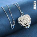 925 h&otilde;bedast s&uuml;damekujuline &otilde;&otilde;nes ripats Kaelakee Moodsad pulmaehted O-45CM