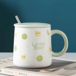 Armas koomiksikujundusega kohvitass kruus Veetass kohvitass piimatass hommikus&ouml;&ouml;gitass p&auml;rastl&otilde;unatee roosa