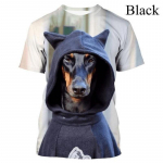 Suvine uus mood naiste/meeste 3D-printidega Dobermani pin&scaron;er vabaaja graafilised T-s&auml;rgid S