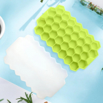 J&auml;&auml;kuubiku kandiku silikoonvorm 37 v&otilde;rega k&auml;rgstruktuuri kujuga j&auml;&auml;kuubiku tegija BPA-vaba kaanega j&auml;&auml;masin DIY popsicle vorm j&auml;&auml;vorm punane