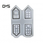 Silikoonist Majavorm K&uuml;&uuml;nalde Valmistamiseks Kipsivalamiseks Mini Majavormid P&uuml;hade T&auml;histamiseks K&auml;sit&ouml;&ouml; jaoks A