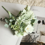 Kunstlik pojeng siidist lilled DIY roosikimp kameelia plastist v&otilde;ltslilled kodu pulmakaunistus roosa