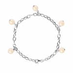 LOVA LOLA VAN DER KEEN - Bracelet - Joaillerie Prestige - V&eacute;ritable Perle de Culture d'Eau Douce - Argent Massif 925 Milli&egrave;mes - Bij