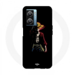 Coque Maniacase pour Oppo A77 5G one piece manga anime luffy fond noir