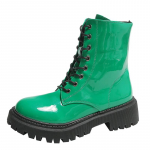 Paelad Roosad Poolsaapad Naiste kingad Lakknahk Platvorm Mootorrattasaapad Naine Paksud Kontsad T&otilde;mblukk L&uuml;hikesed papud 40